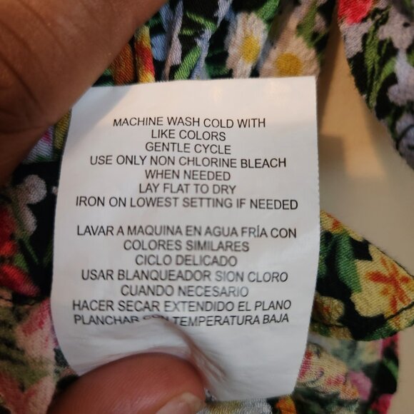 Takara Bright And Playful Cottagecore Button Down Vintage Look Floral Top Size S - Picture 10 of 12